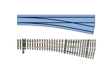 Lenz 45032-01 - 0 - Einfache Weiche rechts 11,25°